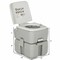 Portable Camping Toilet Gray 20L Waste 10L Fresh Water Flush Seat Lightweight